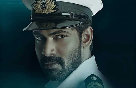 Rana Daggubati as Lieutenant Commander Arjun Varma in 'The Ghazi Attack'. (Photo | Twitter)