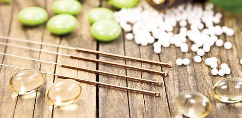 Breathing relief into the body through acupuncture
