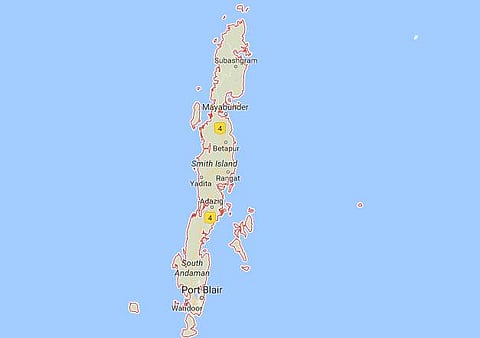 India has a dedicated tsunami warning centre that sends alerts to states and neighbouring littoral countries in case of an earthquake. | Image Courtesy: Google Maps