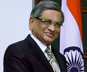 Former Congress leader S M Krishna. | Express File Photo