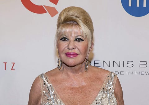 In this May 9, 2016 file photo, Ivana Trump, ex-wife of President Donald Trump, attends the Fashion Institute of Technology Annual Gala benefit in New York. | AP