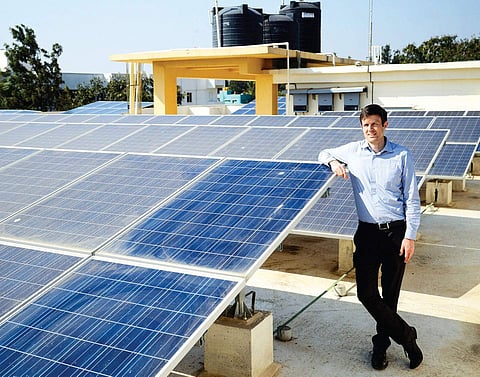 Andrew Hines, business development head of CleanMax Solar for southern region