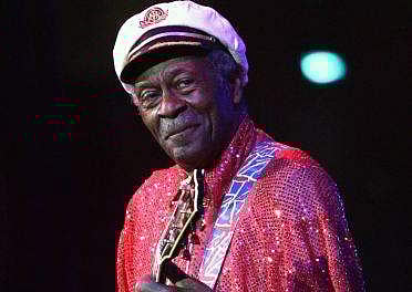 In this Saturday, May 30, 2009 file photo, Chuck Berry performs at The Domino Effect, a tribute concert to New Orleans rock and roll musician Fats Domino, at the New Orleans Arena in New Orleans. | AP