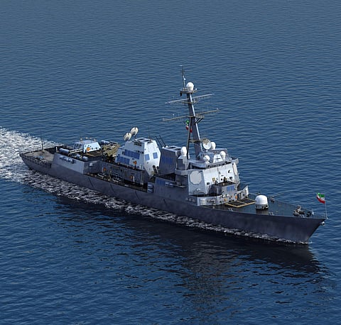 A scene from the Iranian animated film, 'Battle of the Persian Gulf II.' (Photo | AP/Fatemeh al-Zahra Animation Group)