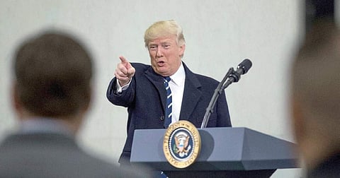 US President Donald Trump