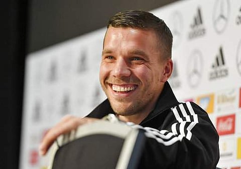 German player Lukas Podolski.(Photo | AP)