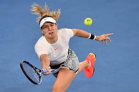 Canadian tennis player Eugenie Bouchard. | AFP