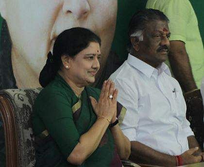 The OPS camp has named its faction AIADMK Puratchi Thalavai Amma and the Sasikala camp named AIADMK Amma. (EPS)