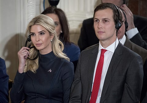 Ivanka Trump, the daughter of President Donald Trump, and her husband Jared Kushner, senior adviser to President Donald Trump (File | AP)