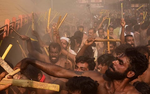 Bharani festival at Kodungalloor Bhagavathy temple in Thrissur.