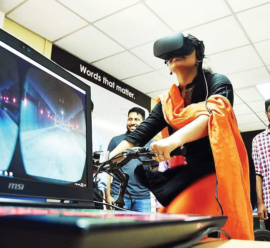 Fitness meets virtual reality