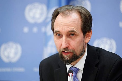 UN High Commissioner for Human Rights Zeid Ra’ad Al Hussein (File Photo)