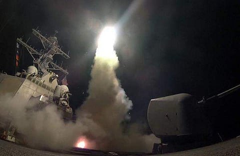 US Syria strike. (File photo | AP)