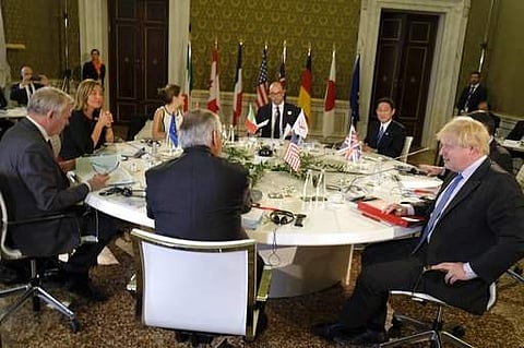 Foreign ministers from the Group of Seven industrialized nations are gathering in Lucca for a meeting given urgency by the chemical attack in Syria and the U.S. military response, with participants aiming to pressure Russia to end its support for Presiden