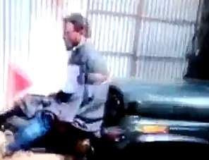 The video, in which a man was seen tied to an army jeep, allegedly as a human shield against stone-pelting, had gone viral on social media. (Screengrab of the video)