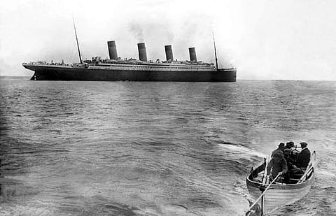 1,500 people died when the accident happened owing mostly due to fewer lifeboats due to outdated safety regulations. (The last known photo of the RMS Titanic afloat, File | AP)