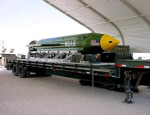  GBU-43/B Massive Ordnance Air Blast (MOAB). AP