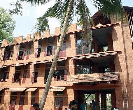 The Lokadharmi building which is being constructed