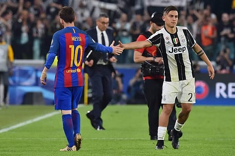 Last week in Turin was only the second time Dybala and Messi have graced the same pitch. | AFP