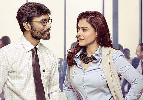 Dhanush and Kajol in a poster from VIP 2 (Photo | Facebook)