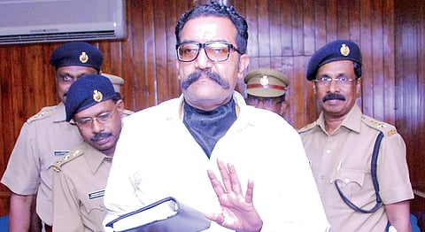 Excise Commissioner Rishiraj Singh arriving for the press meet at CMFRI Hall in Kochi on Thursday  |  K Shijith