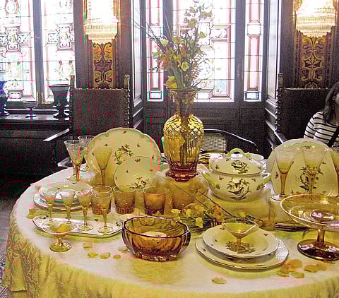 Crystal vase & black rose