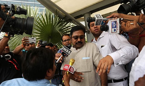 AIADMK leader TTV Dhinakaran in New Delhi.| (Shekhar Yadav | EPS)