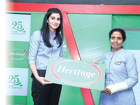 Brahmani Nara, Executive Director of Heritage Foods Limited. 