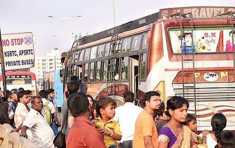 Commuters say private buses have lower fares and better frequency when compared to BMTC | nagaraja gadekal