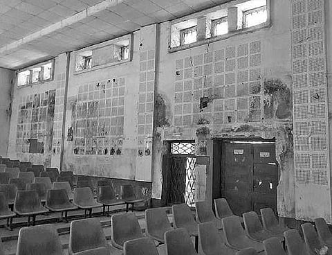 The dilapidated Town Hall in Balangir | Express