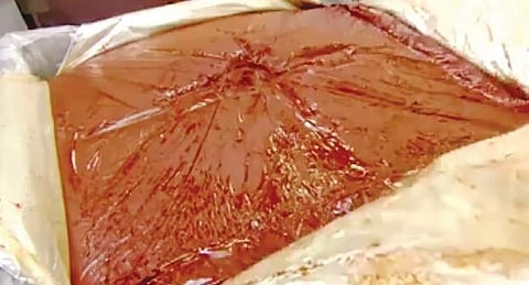 A screen grab from the video