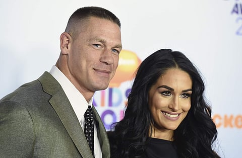 John Cena, left, and Nikki Bella. (File | AP)