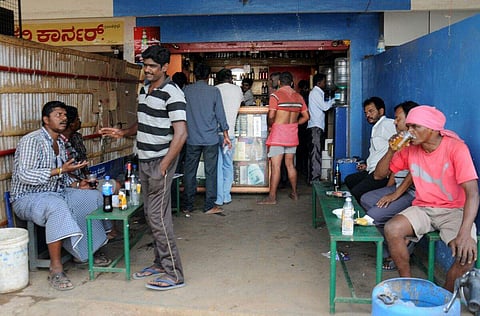The Supreme court in its December 15, 2016 order had ruled that licenses of existing liquor shops along national and state highways will not be renewed after March 31. (EPS|Udayshankar S)