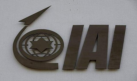 The logo of state-owned Israel Aerospace Industries (IAI), the country's biggest defence contractor, is seen at their offices next to Ben Gurion International airport, near Or Yehuda, Israel February 27, 2017. | Reuters