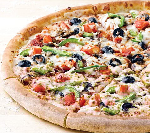 Pile on the meat and crisp paneer, the base is thin