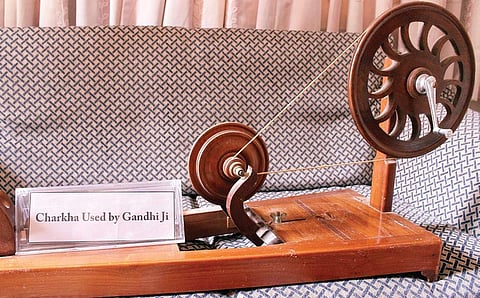 Jayprakash Sarda collects articles associated with Mahatma Gandhi  S Manjunath