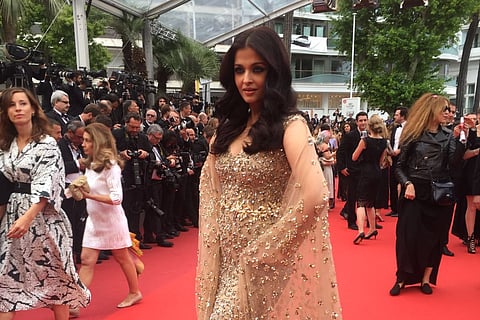 L'Oreal Paris ambassador Aishwarya Rai Bachchan on the Cannes red carpet, 2016| IANS
