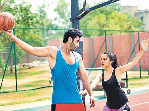 Arjun and Shraddha in  Half Girlfriend