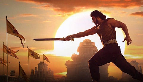 A poster of the movie, Baahubali 2: The Conclusion. (Photo courtesy: Facebook.com/BaahubaliMovie/)