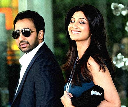 Shilpa Shetty and her husband Raj Kundra (File | PTI)