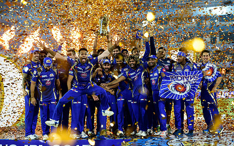 In a match that went right down to the last ball, Mumbai Indians defeated Rising Pune Supergiant in a low-scoring final to win the Indian Premier League (IPL) title in Hyderabad on Sunday. (Photo | PTI)
