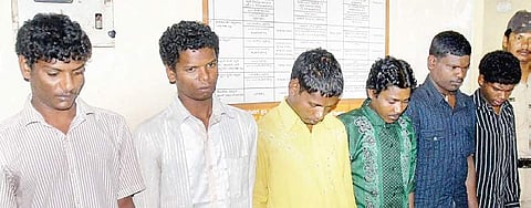 Six of the eight people who were sentenced to life imprisonment for the gang-rape