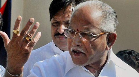 Former Karnataka chief minister B S Yeddyurappa (File | PTI)