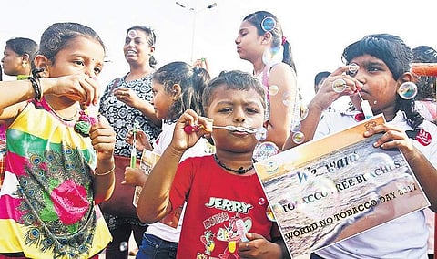 Children and parents at the eventMartin Louis