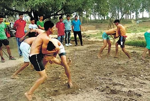 The akhara in a martyr's memory