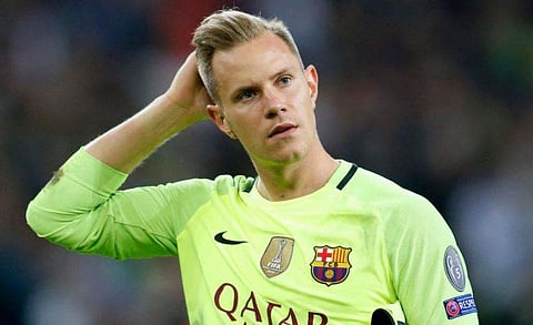 Barcelona goalkeeper Marc-Andre ter Stegen | AP