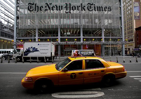 The New York Times head office in New York. (File | Reuters)