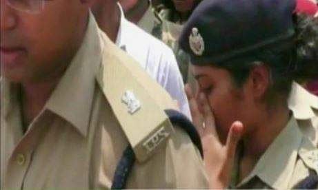 File picture of BJP MLA slamming woman IPS officer earlier this month.