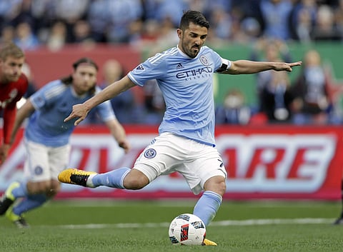 New York City FC forward David Villa | AP