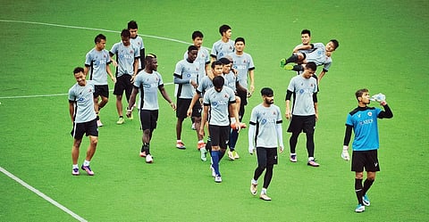 Aizawl FC players (File | EPS)